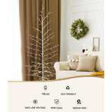 NNEDSZ Jingle Jollys Christmas Tree 1.8M 176 LED Xmas Multicolour Lights Optic Fibre