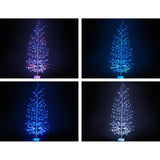 NNEDSZ Jingle Jollys Christmas Tree 1.8M 176 LED Xmas Multicolour Lights Optic Fibre