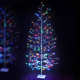 NNEDSZ Jingle Jollys Christmas Tree 1.8M 176 LED Xmas Multicolour Lights Optic Fibre