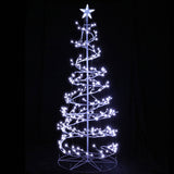 NNEDSZ Jingle Jollys Christmas Tree 1.8M 320 LED Xmas Cold White Lights Optic Fibre