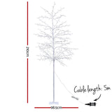 NNEDSZ Jollys 2.1M LED Christmas Branch Tree 480 LED Xmas Warm White Optic Fiber