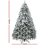 NNEDSZ Jingle Jollys Christmas Tree 1.8M Xmas Trees Decorations Snowy 520 Tips