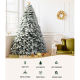 NNEDSZ Jingle Jollys Christmas Tree 1.8M Xmas Trees Decorations Snowy 520 Tips