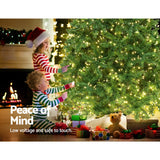 NNEDSZ Jollys 1.8M 6FT Christmas Tree 874 LED Lights 874 Tips Warm White Green
