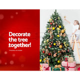 NNEDSZ Jollys 6FT Christmas Snow Tree - Green