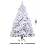 NNEDSZ Jingle Jollys Christmas Tree 2.1M Xmas Trees Decorations White 1000 Tips
