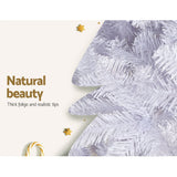 NNEDSZ Jingle Jollys Christmas Tree 2.1M Xmas Trees Decorations White 1000 Tips