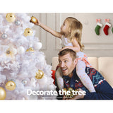 NNEDSZ Jingle Jollys Christmas Tree 2.1M Xmas Trees Decorations White 1000 Tips