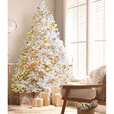 NNEDSZ Jingle Jollys Christmas Tree 2.1M Xmas Trees Decorations White 1000 Tips