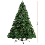 NNEDSZ Jollys 8FT Christmas Tree - Green