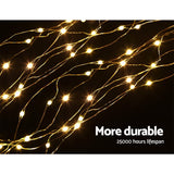 NNEDSZ Jollys 3M Christmas Curtain Fairy Lights String 480 LED Party Wedding
