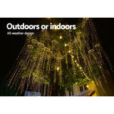 NNEDSZ Jollys 3M Christmas Curtain Fairy Lights String 480 LED Party Wedding