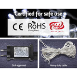 NNEDSZ Jollys 6X3M Christmas Curtain Fairy Lights String 600LED Party Wedding CW