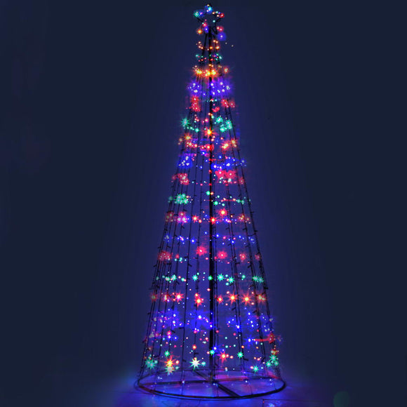 NNEDSZ Jollys 3M LED Christmas Tree Lights 330 LED Xmas Multi Colour Optic Fiber