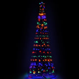 NNEDSZ Jollys 3.6M LED Christmas Tree Lights 400 LED Xmas Multi Colour Optic Fiber