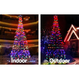 NNEDSZ Jollys 3.6M LED Christmas Tree Lights 400 LED Xmas Multi Colour Optic Fiber