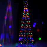 NNEDSZ Jollys 3.6M LED Christmas Tree Lights 400 LED Xmas Multi Colour Optic Fiber