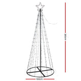 NNEDSZ Jollys 3.6M LED Christmas Tree Lights Xmas 400pc LED Warm White Optic Fiber