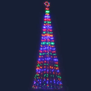 NNEDSZ Jollys 5M LED Christmas Tree Optic Fiber Lights 750pc LED Multi Colour