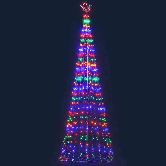 NNEDSZ Jollys 5M LED Christmas Tree Optic Fiber Lights 750pc LED Multi Colour