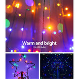 NNEDSZ Jollys 5M LED Christmas Tree Optic Fiber Lights 750pc LED Multi Colour