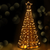 NNEDSZ Jingle Jollys Christmas Tree 2.1M 264 LED Xmas Trees Solar Power Warm White
