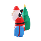 NNEDSZ Jingle Jollys 2.7M Christmas Inflatable Tree Snowman Lights Outdoor Decorations