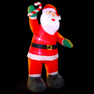 NNEDSZ Jingle Jollys 3M Christmas Inflatable Santa Xmas Outdoor Decorations LED Lights