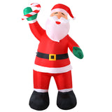 NNEDSZ Jingle Jollys 3M Christmas Inflatable Santa Xmas Outdoor Decorations LED Lights