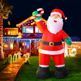 NNEDSZ Jingle Jollys 3M Christmas Inflatable Santa Xmas Outdoor Decorations LED Lights