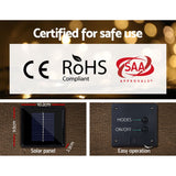 NNEDSZ Jollys 500 LED Solar Powered Christmas Icicle Lights 20M Outdoor Fairy String Party Warm White