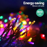 NNEDSZ Jollys 800 LED Christmas Icicle Lights Mutlicolour