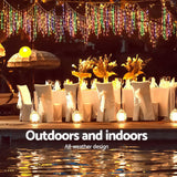 NNEDSZ Jollys 800 LED Christmas Icicle Lights Mutlicolour