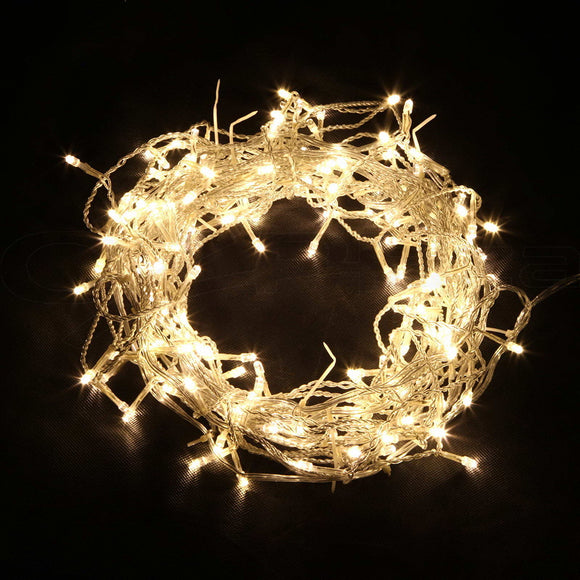 NNEDSZ Jollys 800 LED Christmas Icicle Lights Warm White