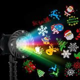 NNEDSZ Jollys Pattern LED Laser Landscape Projector Light Lamp Christmas Party
