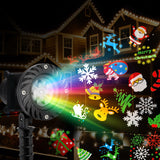 NNEDSZ Jollys Pattern LED Laser Landscape Projector Light Lamp Christmas Party