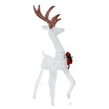 NNEDSZ Jingle Jollys Christmas Lights Motif LED Rope Reindeer Waterproof Outdoor