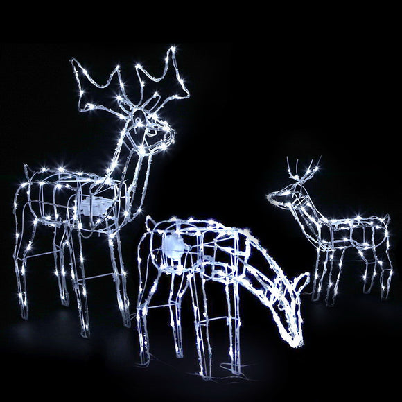 NNEDSZ Jollys Christmas Motif Lights LED Rope Reindeer Waterproof Outdoor