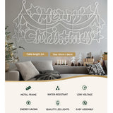 NNEDSZ Jingle Jollys 1.9M LED Merry Christmas lights Motif Light Outdoor Decorations