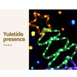 NNEDSZ Jingle Jollys Christmas Lights Motif LED Rope Light Train Xmas Decor