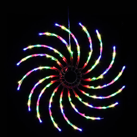 NNEDSZ Jollys Christmas Motif Lights LED Spinner Light Waterproof Colourful