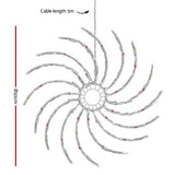 NNEDSZ Jollys Christmas Motif Lights LED Spinner Light Waterproof Colourful