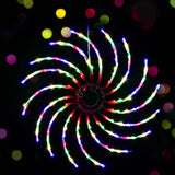 NNEDSZ Jollys Christmas Motif Lights LED Spinner Light Waterproof Colourful