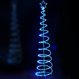 NNEDSZ Jingle Jollys 2.4M LED Christmas Tree Motif Lights Outdoor Colourful 8 Modes
