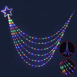 NNEDSZ Jollys 3M Christmas Curtain Fairy Lights String 480 LED Party Wedding