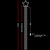 NNEDSZ Jollys 3M Christmas Curtain Fairy Lights String 480 LED Party Wedding