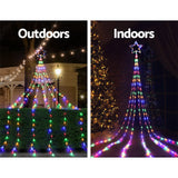 NNEDSZ Jollys 3M Christmas Curtain Fairy Lights String 480 LED Party Wedding
