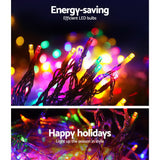 NNEDSZ Jollys 3M Christmas Curtain Fairy Lights String 480 LED Party Wedding