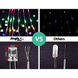 NNEDSZ Jollys 3M Christmas Curtain Fairy Lights String 480 LED Party Wedding