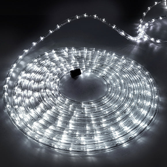 NNEDSZ Jollys 50M Christmas Rope Lights 1200 LED Cold White